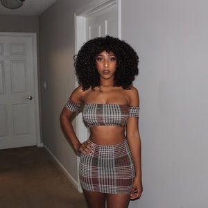 Two piece skirt set